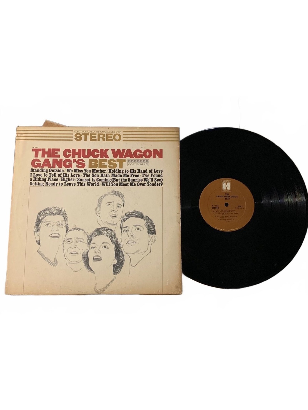 The Chuck Wagon Gang's Best Classic Gospel Vinyl Record Album LP
